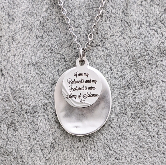 Christian Bible Verse Scripture Necklace - Picture 3 of 8